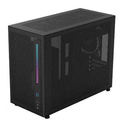 Корпус 1stPlayer MI6-1F2-BK без БЖ Black (Відновлено продавцем, 794480) купити з перевіркою сумісності: огляд, характеристики, ціна у Києві, Львові, Вінниці, Хмельницькому, Івано-Франківську, Україні | інтернет-магазин TELEMART.UA фото