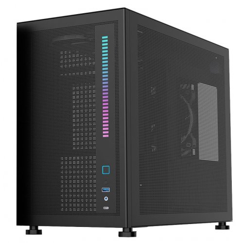 Корпус 1stPlayer MI6-1F2-BK без БЖ Black (Відновлено продавцем, 794480) купити з перевіркою сумісності: огляд, характеристики, ціна у Києві, Львові, Вінниці, Хмельницькому, Івано-Франківську, Україні | інтернет-магазин TELEMART.UA фото