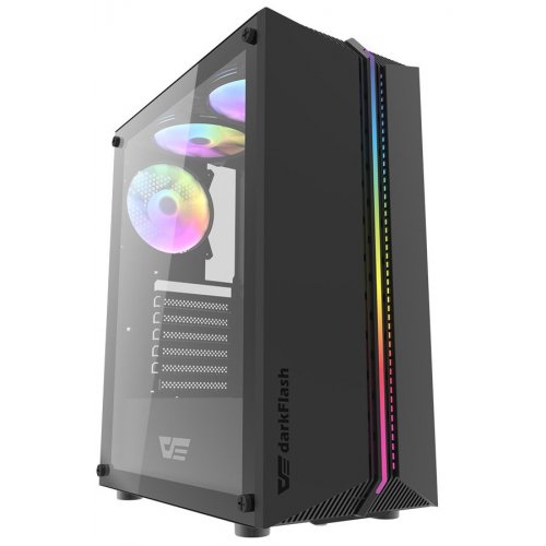 Купить Корпус DarkFlash DK151 без БП Black (Восстановлено продавцом, 794482) с проверкой совместимости: обзор, характеристики, цена в Киеве, Днепре, Одессе, Харькове, Украине | интернет-магазин TELEMART.UA фото