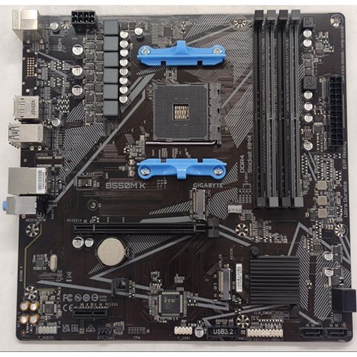 Материнська плата Gigabyte B550M K (sAM4, AMD B550) (Відновлено продавцем, 794506) купити з перевіркою сумісності: огляд, характеристики, ціна у Києві, Львові, Вінниці, Хмельницькому, Івано-Франківську, Україні | інтернет-магазин TELEMART.UA фото