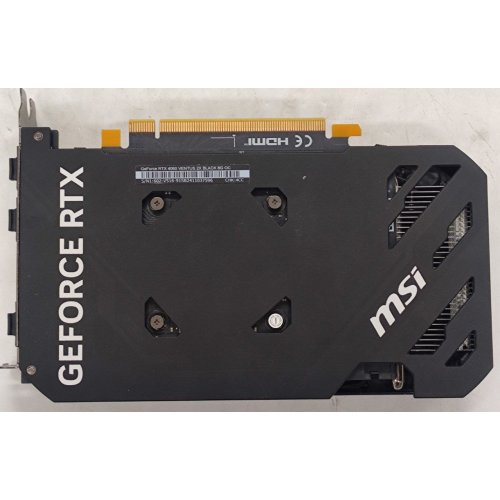 Купить Видеокарта MSI GeForce RTX 4060 VENTUS 2X BLACK OC 8192MB (RTX 4060 VENTUS 2X BLACK 8G OC) (Восстановлено продавцом, 794507) с проверкой совместимости: обзор, характеристики, цена в Киеве, Днепре, Одессе, Харькове, Украине | интернет-магазин TELEMART.UA фото