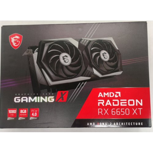 Відеокарта MSI Radeon RX 6650 XT Mech 2X OC 8192MB (Radeon RX 6650 XT MECH 2X 8G OC) (Відновлено продавцем, 794511) купити з перевіркою сумісності: огляд, характеристики, ціна у Києві, Львові, Вінниці, Хмельницькому, Івано-Франківську, Україні | інтернет-магазин TELEMART.UA фото