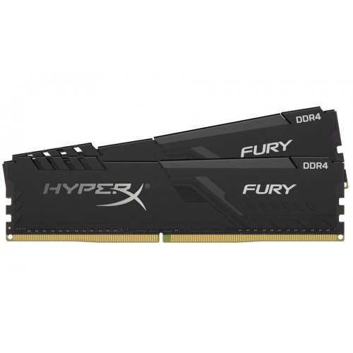 Озп HyperX DDR4 64GB (2x32GB) 3600Mhz Fury Black (HX436C18FB3K2/64) (Відновлено продавцем, 794672) купити з перевіркою сумісності: огляд, характеристики, ціна у Києві, Львові, Вінниці, Хмельницькому, Івано-Франківську, Україні | інтернет-магазин TELEMART.UA фото