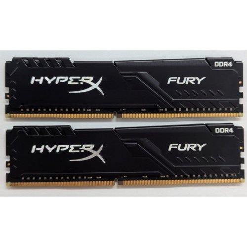 Озп HyperX DDR4 64GB (2x32GB) 3600Mhz Fury Black (HX436C18FB3K2/64) (Відновлено продавцем, 794672) купити з перевіркою сумісності: огляд, характеристики, ціна у Києві, Львові, Вінниці, Хмельницькому, Івано-Франківську, Україні | інтернет-магазин TELEMART.UA фото