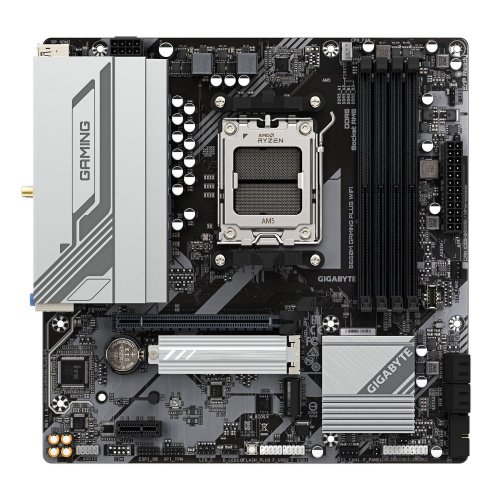 Уцінка материнська плата Gigabyte B650M GAMING PLUS WIFI (sAM5, AMD B650) (Сліди використання, 794677) купити з перевіркою сумісності: огляд, характеристики, ціна у Києві, Львові, Вінниці, Хмельницькому, Івано-Франківську, Україні | інтернет-магазин TELEMART.UA фото