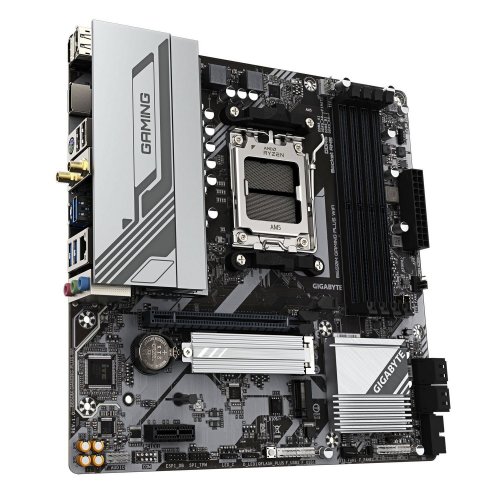 Уцінка материнська плата Gigabyte B650M GAMING PLUS WIFI (sAM5, AMD B650) (Сліди використання, 794677) купити з перевіркою сумісності: огляд, характеристики, ціна у Києві, Львові, Вінниці, Хмельницькому, Івано-Франківську, Україні | інтернет-магазин TELEMART.UA фото
