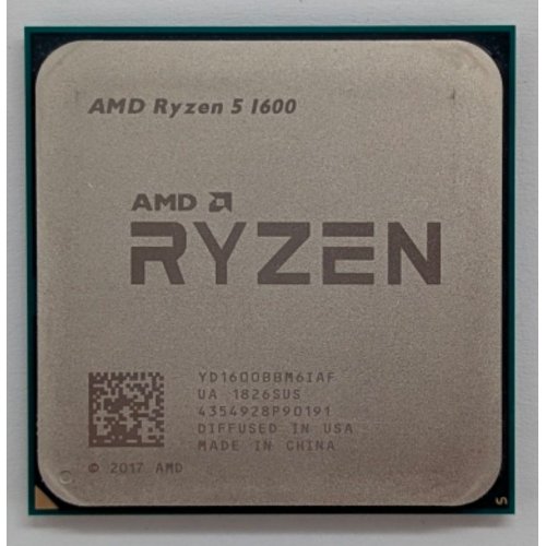 Купить Процессор AMD Ryzen 5 1600 3.2(3.6)GHz sAM4 Box (YD1600BBAFBOX) (Восстановлено продавцом, 794686) с проверкой совместимости: обзор, характеристики, цена в Киеве, Днепре, Одессе, Харькове, Украине | интернет-магазин TELEMART.UA фото