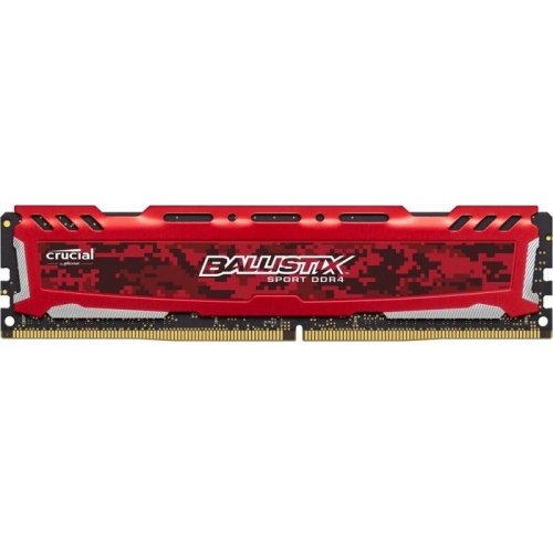 Продать ОЗУ Crucial DDR4 32GB (2x16GB) 2666Mhz Ballistix Sport LT Red (BLS2C16G4D26BFSE) по Trade-In интернет-магазине Телемарт - Киев, Днепр, Украина фото