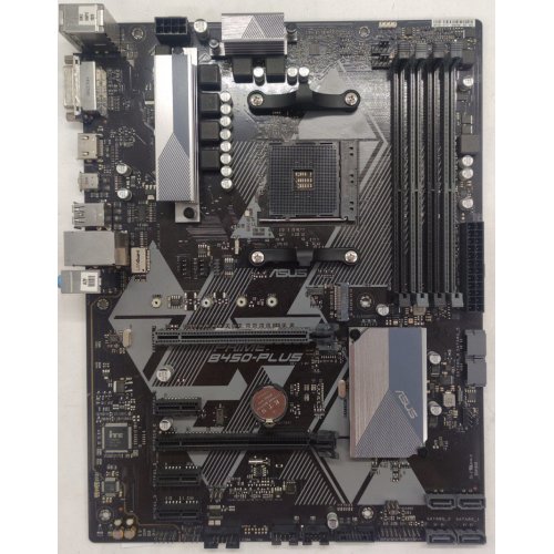 Материнська плата Asus PRIME B450-PLUS (sAM4, AMD B450) (Відновлено продавцем, 794728) купити з перевіркою сумісності: огляд, характеристики, ціна у Києві, Львові, Вінниці, Хмельницькому, Івано-Франківську, Україні | інтернет-магазин TELEMART.UA фото