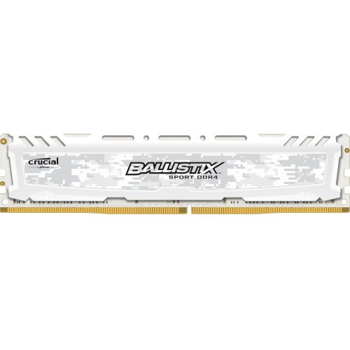 Продать ОЗУ Crucial DDR4 8GB 2666Mhz Ballistix Sport LT White (BLS8G4D26BFSC) по Trade-In интернет-магазине Телемарт - Киев, Днепр, Украина фото