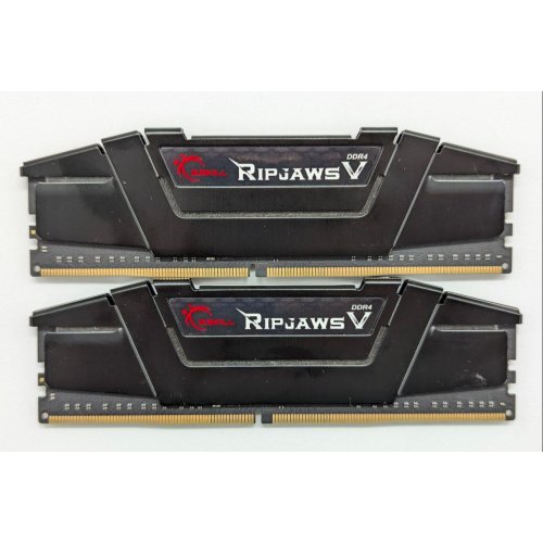 Озп G.Skill DDR4 16GB (2x8GB) 3200Mhz Ripjaws V (F4-3200C16D-16GVKB) (Відновлено продавцем, 794987) купити з перевіркою сумісності: огляд, характеристики, ціна у Києві, Львові, Вінниці, Хмельницькому, Івано-Франківську, Україні | інтернет-магазин TELEMART.UA фото