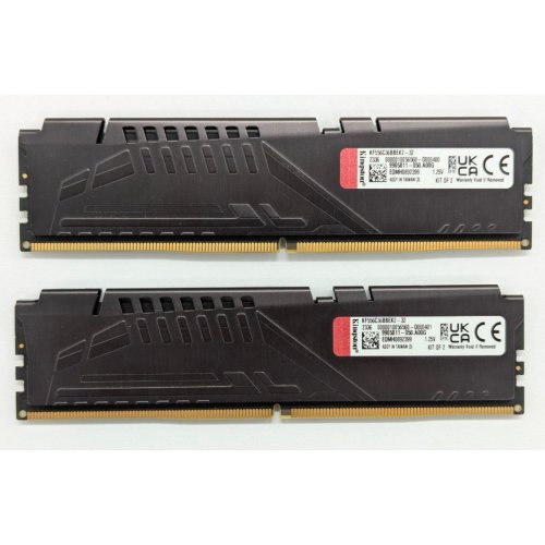 Озп Kingston DDR5 32GB (2x16GB) 5600Mhz FURY Beast (KF556C36BBEK2-32) (Відновлено продавцем, 795025) купити з перевіркою сумісності: огляд, характеристики, ціна у Києві, Львові, Вінниці, Хмельницькому, Івано-Франківську, Україні | інтернет-магазин TELEMART.UA фото