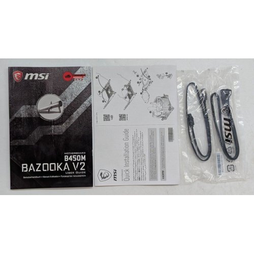 Материнська плата MSI B450M BAZOOKA V2 (sAM4, AMD B450) (Відновлено продавцем, 795240) купити з перевіркою сумісності: огляд, характеристики, ціна у Києві, Львові, Вінниці, Хмельницькому, Івано-Франківську, Україні | інтернет-магазин TELEMART.UA фото
