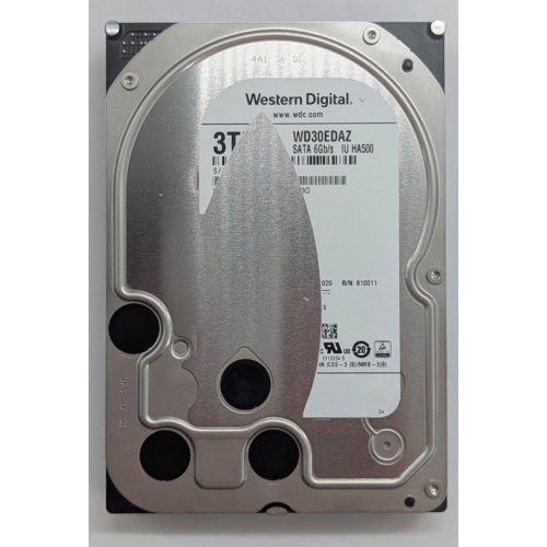 Жорсткий диск Western Digital Blue 3TB 256MB 5400RPM 3.5'' (WD30EZAZ) (Відновлено продавцем, 795277) купити з перевіркою сумісності: огляд, характеристики, ціна у Києві, Львові, Вінниці, Хмельницькому, Івано-Франківську, Україні | інтернет-магазин TELEMART.UA фото