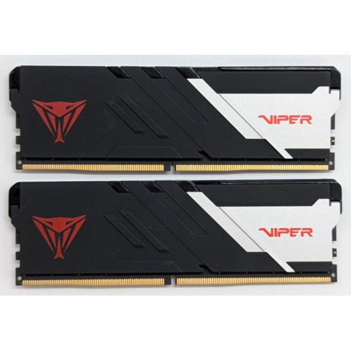 Озп Patriot DDR5 64GB (2x32GB) 6400Mhz Viper Venom (PVV564G640C32K) (Відновлено продавцем, 795291) купити з перевіркою сумісності: огляд, характеристики, ціна у Києві, Львові, Вінниці, Хмельницькому, Івано-Франківську, Україні | інтернет-магазин TELEMART.UA фото