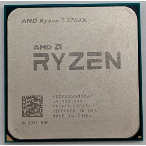 Процесор AMD Ryzen 7 2700X 3.7(4.3)GHz 16MB sAM4 Tray (YD270XBGM88AF) (Відновлено продавцем, 795299) купити з перевіркою сумісності: огляд, характеристики, ціна у Києві, Львові, Вінниці, Хмельницькому, Івано-Франківську, Україні | інтернет-магазин TELEMART.UA фото