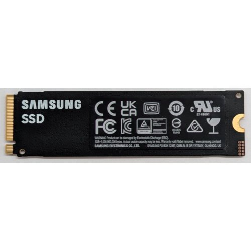 Купить Ssd-диск Samsung 990 PRO V-NAND 3-bit MLC 1TB M.2 (2280 PCI-E) NVMe 2.0 (MZ-V9P1T0BW) (Восстановлено продавцом, 795302) с проверкой совместимости: обзор, характеристики, цена в Киеве, Днепре, Одессе, Харькове, Украине | интернет-магазин TELEMART.UA фото