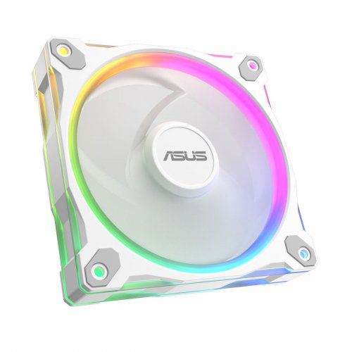 Набір кулерів для корпусу Asus Prime MR120 ARGB Reverse Triple Pack (90DA00L3-B09020) White купити з перевіркою сумісності: огляд, характеристики, ціна у Києві, Львові, Вінниці, Хмельницькому, Івано-Франківську, Україні | інтернет-магазин TELEMART.UA фото