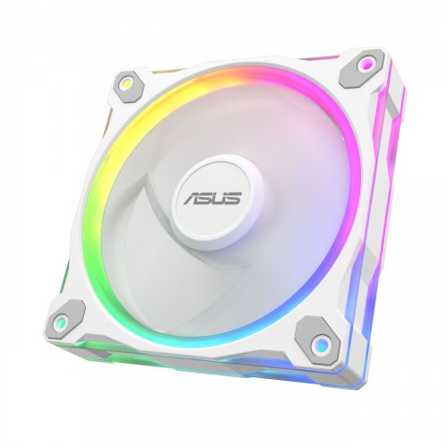 Набір кулерів для корпусу Asus Prime MR120 ARGB Reverse Triple Pack (90DA00L3-B09020) White купити з перевіркою сумісності: огляд, характеристики, ціна у Києві, Львові, Вінниці, Хмельницькому, Івано-Франківську, Україні | інтернет-магазин TELEMART.UA фото