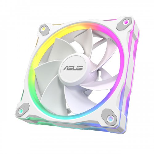 Набір кулерів для корпусу Asus Prime MR120 ARGB Reverse Triple Pack (90DA00L3-B09020) White купити з перевіркою сумісності: огляд, характеристики, ціна у Києві, Львові, Вінниці, Хмельницькому, Івано-Франківську, Україні | інтернет-магазин TELEMART.UA фото