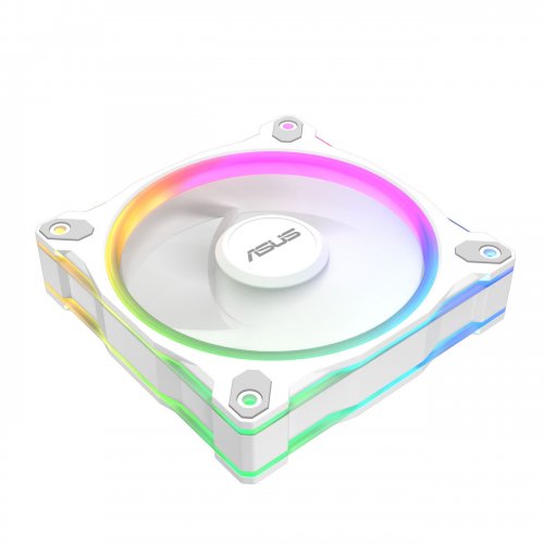Набір кулерів для корпусу Asus Prime MR120 ARGB Reverse Triple Pack (90DA00L3-B09020) White купити з перевіркою сумісності: огляд, характеристики, ціна у Києві, Львові, Вінниці, Хмельницькому, Івано-Франківську, Україні | інтернет-магазин TELEMART.UA фото