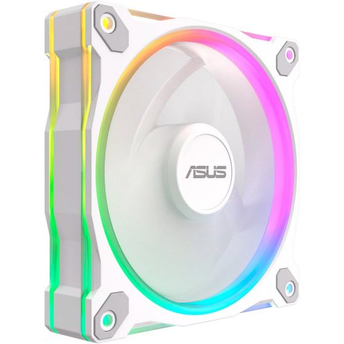 Набір кулерів для корпусу Asus Prime MR120 ARGB Triple Pack (90DA00I3-B09020) White купити з перевіркою сумісності: огляд, характеристики, ціна у Києві, Львові, Вінниці, Хмельницькому, Івано-Франківську, Україні | інтернет-магазин TELEMART.UA фото