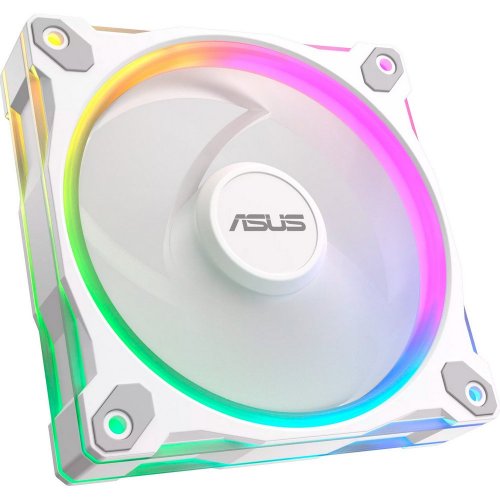 Набір кулерів для корпусу Asus Prime MR120 ARGB Triple Pack (90DA00I3-B09020) White купити з перевіркою сумісності: огляд, характеристики, ціна у Києві, Львові, Вінниці, Хмельницькому, Івано-Франківську, Україні | інтернет-магазин TELEMART.UA фото