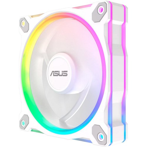 Набір кулерів для корпусу Asus Prime MR120 ARGB Triple Pack (90DA00I3-B09020) White купити з перевіркою сумісності: огляд, характеристики, ціна у Києві, Львові, Вінниці, Хмельницькому, Івано-Франківську, Україні | інтернет-магазин TELEMART.UA фото