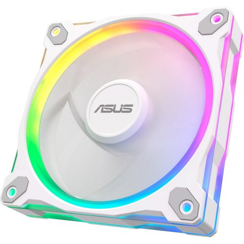 Набір кулерів для корпусу Asus Prime MR120 ARGB Triple Pack (90DA00I3-B09020) White купити з перевіркою сумісності: огляд, характеристики, ціна у Києві, Львові, Вінниці, Хмельницькому, Івано-Франківську, Україні | інтернет-магазин TELEMART.UA фото