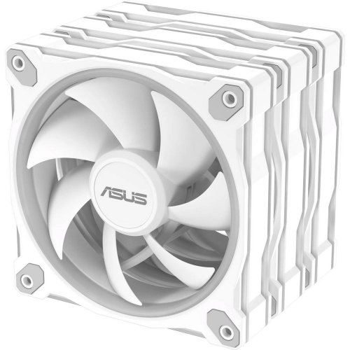 Набір кулерів для корпусу Asus Prime MR120 ARGB Triple Pack (90DA00I3-B09020) White купити з перевіркою сумісності: огляд, характеристики, ціна у Києві, Львові, Вінниці, Хмельницькому, Івано-Франківську, Україні | інтернет-магазин TELEMART.UA фото