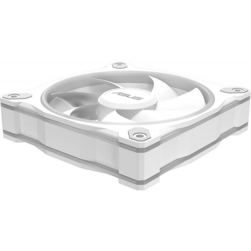 Кулер для корпуса Asus Prime MR120 ARGB (90DA00I3-B09000) White купити з перевіркою сумісності: огляд, характеристики, ціна у Києві, Львові, Вінниці, Хмельницькому, Івано-Франківську, Україні | інтернет-магазин TELEMART.UA фото
