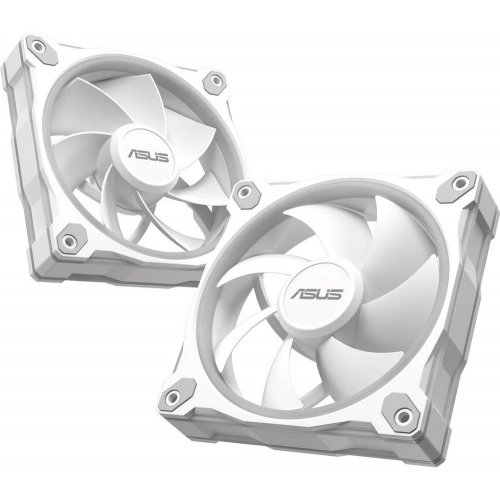 Кулер для корпуса Asus Prime MR120 ARGB (90DA00I3-B09000) White купити з перевіркою сумісності: огляд, характеристики, ціна у Києві, Львові, Вінниці, Хмельницькому, Івано-Франківську, Україні | інтернет-магазин TELEMART.UA фото