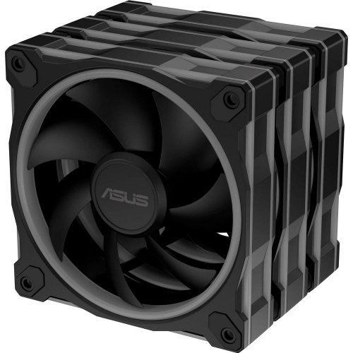 Набір кулерів для корпусу Asus Prime MR120 ARGB Triple Pack (90DA00I0-B09020) Black купити з перевіркою сумісності: огляд, характеристики, ціна у Києві, Львові, Вінниці, Хмельницькому, Івано-Франківську, Україні | інтернет-магазин TELEMART.UA фото