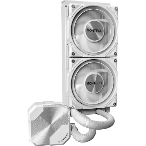Готова СВО Montech HyperFlow Silent 240 White купити з перевіркою сумісності: огляд, характеристики, ціна у Києві, Львові, Вінниці, Хмельницькому, Івано-Франківську, Україні | інтернет-магазин TELEMART.UA фото