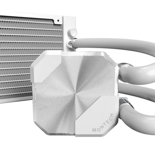 Готова СВО Montech HyperFlow Silent 240 White купити з перевіркою сумісності: огляд, характеристики, ціна у Києві, Львові, Вінниці, Хмельницькому, Івано-Франківську, Україні | інтернет-магазин TELEMART.UA фото