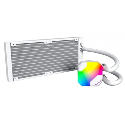 Готова СВО Montech HyperFlow ARGB 240 White купити з перевіркою сумісності: огляд, характеристики, ціна у Києві, Львові, Вінниці, Хмельницькому, Івано-Франківську, Україні | інтернет-магазин TELEMART.UA фото