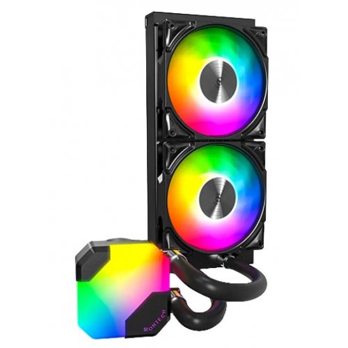 Готова СВО Montech HyperFlow ARGB 240 Black купити з перевіркою сумісності: огляд, характеристики, ціна у Києві, Львові, Вінниці, Хмельницькому, Івано-Франківську, Україні | інтернет-магазин TELEMART.UA фото