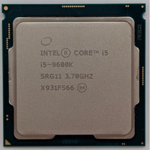 Процесор Intel Core i5-9600K 3.7(4.6)GHz 9MB s1151 Tray (CM8068403874404) (Відновлено продавцем, 795506) купити з перевіркою сумісності: огляд, характеристики, ціна у Києві, Львові, Вінниці, Хмельницькому, Івано-Франківську, Україні | інтернет-магазин TELEMART.UA фото