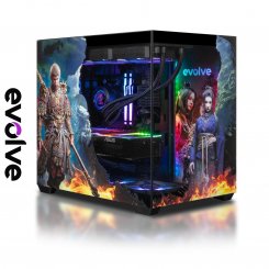 Комп'ютер EVOLVE SpecialPart Wukong: BlackMyth (EVSP-WBMR770N5070-D532S1TBK) Black / AMD Ryzen 7 7700 (3.8-5.3), 8 ядер / RTX 5070 / 32 ГБ (DDR5) / 1024 ГБ (SSD)