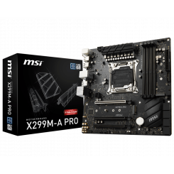 Материнська плата MSI X299M-A PRO (s2066, Intel X299)
