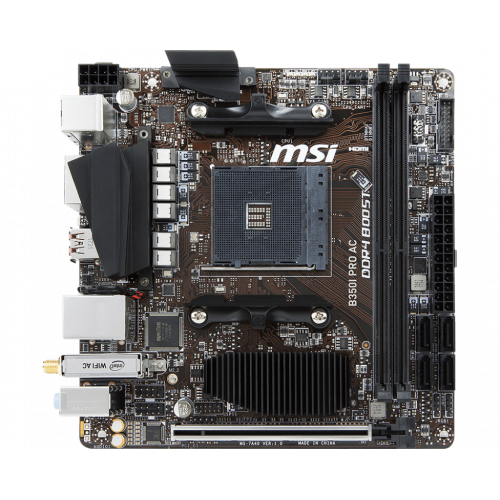 Продать Материнская плата MSI B350I PRO AC (sAM4, AMD B350) по Trade-In интернет-магазине Телемарт - Киев, Днепр, Украина фото