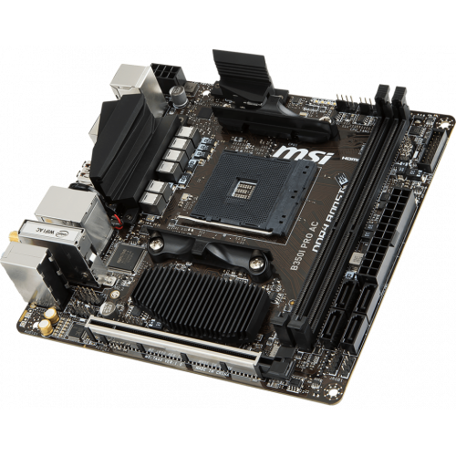 Продать Материнская плата MSI B350I PRO AC (sAM4, AMD B350) по Trade-In интернет-магазине Телемарт - Киев, Днепр, Украина фото