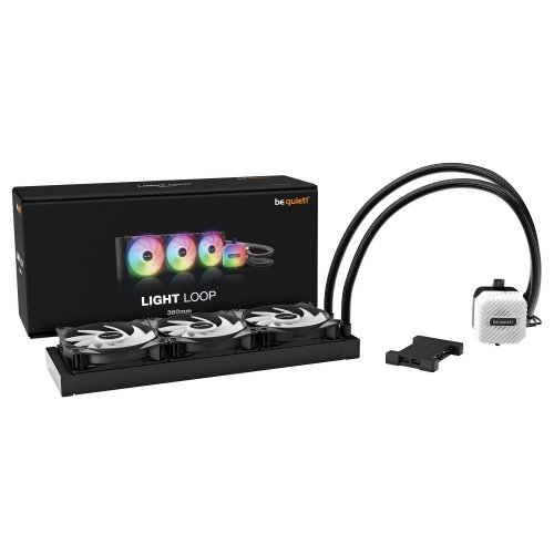 Купить Уценка готовая сво Be Quiet! Light Loop 360mm (BW022) Black (Следы установки, 795587) с проверкой совместимости: обзор, характеристики, цена в Киеве, Днепре, Одессе, Харькове, Украине | интернет-магазин TELEMART.UA фото