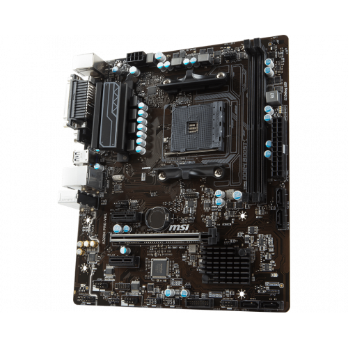 Продати Материнська плата MSI A320M PRO-VHL (sAM4, AMD A320) за Trade-In у інтернет-магазині Телемарт - Київ, Дніпро, Україна фото