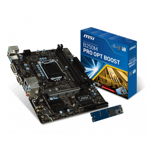 Продати Материнська плата MSI B250M PRO OPT BOOST (s1151, Intel B250) за Trade-In у інтернет-магазині Телемарт - Київ, Дніпро, Україна фото