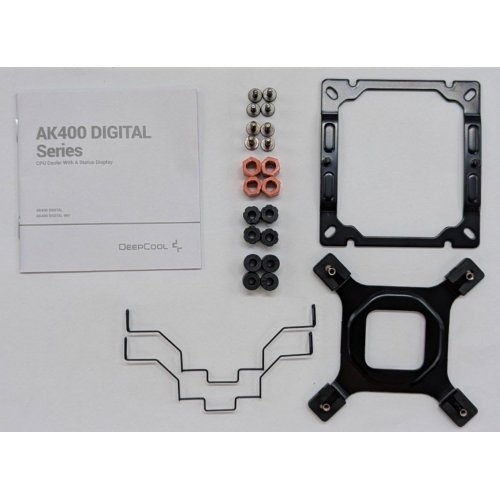 Кулер Deepcool AK400 DIGITAL (R-AK400-BKADMN-G) Black (Відновлено продавцем, 795603) купити з перевіркою сумісності: огляд, характеристики, ціна у Києві, Львові, Вінниці, Хмельницькому, Івано-Франківську, Україні | інтернет-магазин TELEMART.UA фото