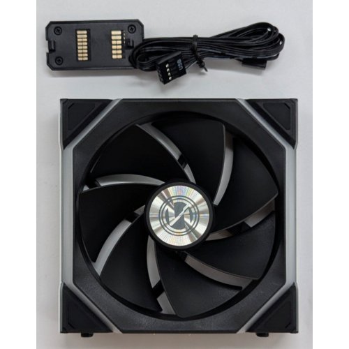 Купить Кулер для корпуса Lian Li Uni Fan SL Wireless LCD 120 Reverse Blade (G99.12RSLLCD1W1B.00) Black (Восстановлено продавцом, 795629) с проверкой совместимости: обзор, характеристики, цена в Киеве, Днепре, Одессе, Харькове, Украине | интернет-магазин TELEMART.UA фото