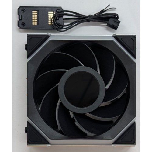 Купить Кулер для корпуса Lian Li Uni Fan SL Wireless LCD 120 Reverse Blade (G99.12RSLLCD1W1B.00) Black (Восстановлено продавцом, 795632) с проверкой совместимости: обзор, характеристики, цена в Киеве, Днепре, Одессе, Харькове, Украине | интернет-магазин TELEMART.UA фото