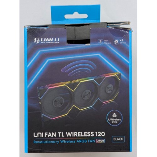 Купить Набор кулеров для корпуса Lian Li Uni Fan TL Wireless 120 3 in 1 (G99.12TL1W3B.00) Black (Восстановлено продавцом, 795637) с проверкой совместимости: обзор, характеристики, цена в Киеве, Днепре, Одессе, Харькове, Украине | интернет-магазин TELEMART.UA фото