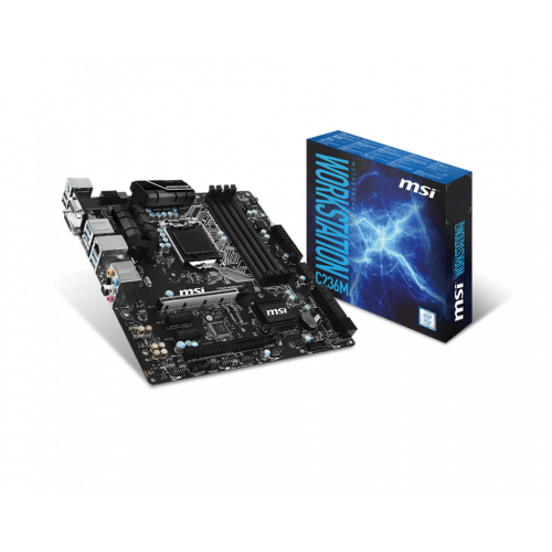 Продати Материнська плата MSI C236M WORKSTATION (s1151, Intel C236) за Trade-In у інтернет-магазині Телемарт - Київ, Дніпро, Україна фото